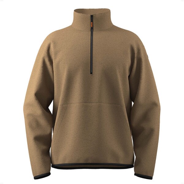 Butterfly Half Zip Fleece - Beige